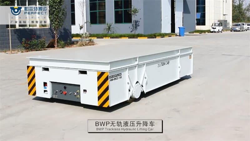 motorized die cart for concrete factory 50t